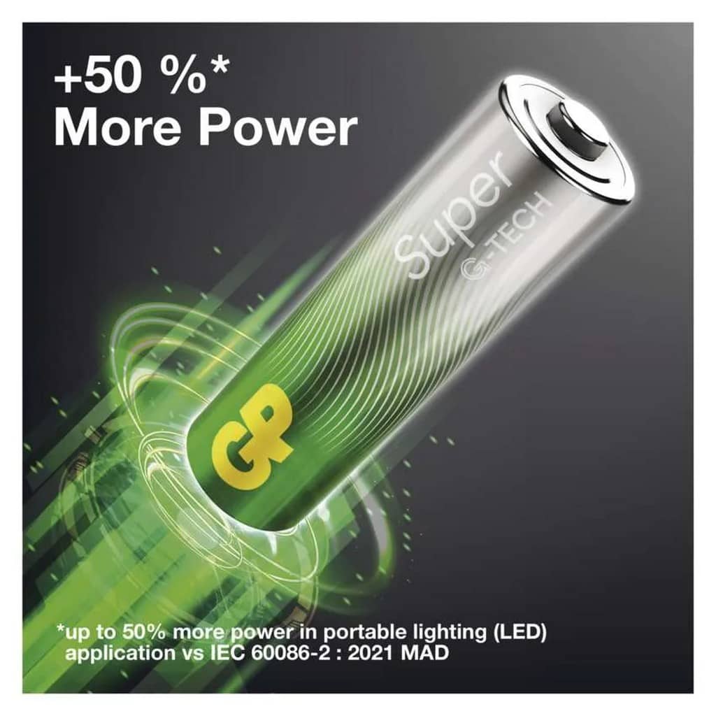 Batérie GP Super Alkaline AA LR6 20 ks - 2